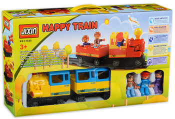 JIXIN TRAIN BUILDING SET (COMPATIBLE WITH DUPLO)