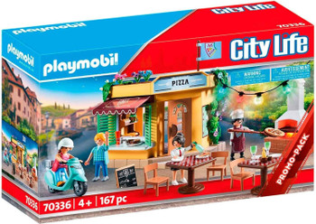 PLAYMOBIL CITY LIFE PIZZA SHOP  70336