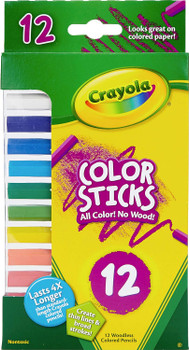 CRAYOLA - 12 COLOR STICKS