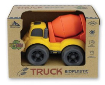 BIOPLASTIC TRUCK 10CM - CEMENT MIXER