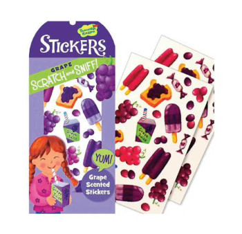 SCRATCH AND SNIFF STICKERS- GRAPE