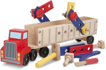 MELISSA & DOUG BIG TRUCK WOODEN BUILDING SET