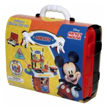 DISNEY MICKEY MOUSE SUITCASE KITCHEN SET