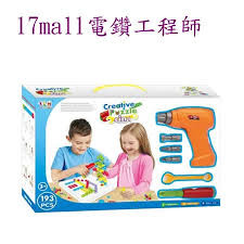 CREATIVE PUZZLE 4 IN 1 - 193 PIECES DRILL & SCREWDRIVER