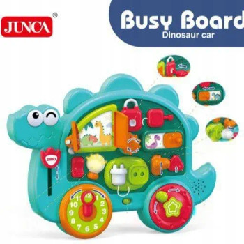 MULTI-FUNCTION BUSY BOARD DINOSAUR