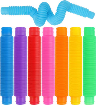 LARGE FIDGET SENSORY TUBES 1PC (color sent at random)