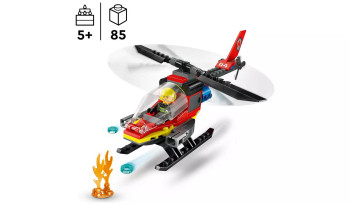 LEGO CITY 60411 FIRE RESCUE HELICOPTER
