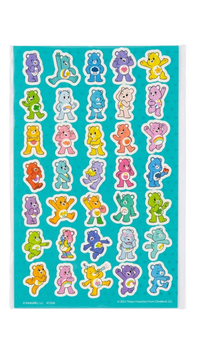 CARE BEAR MULTI-POSE STICKER SHEET