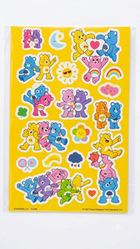 CARE BEAR BEST FRIENDS STICKER SHEET