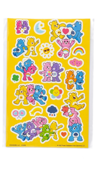 CARE BEAR BEST FRIENDS STICKER SHEET