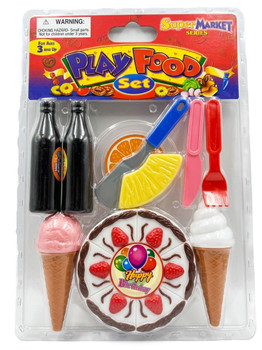 SUPER MARKET SERIES- PLAYFOOD SET BIRTHDAY