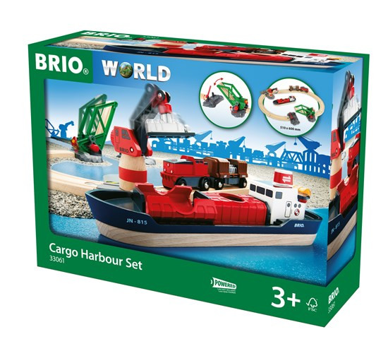BRIO CARGO HARBOUR SET BATTERY OPERATED 33061