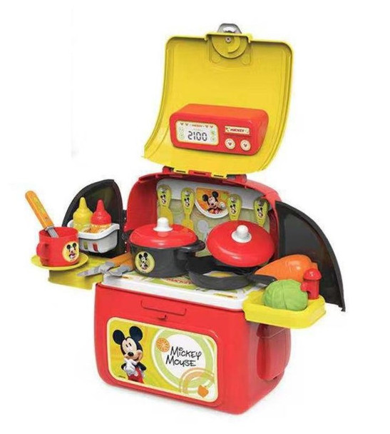 DISNEY MICKEY MOUSE KNAPSACK KITCHEN SET