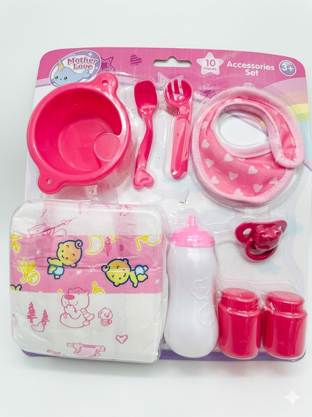 BABY ACCESSORIES SET (STYLES AND COLORS VARY)
