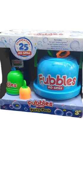 FUBBLES BUBBLES NO SPILL PARTY PACK SET (IMPERFECT PACKAGING)