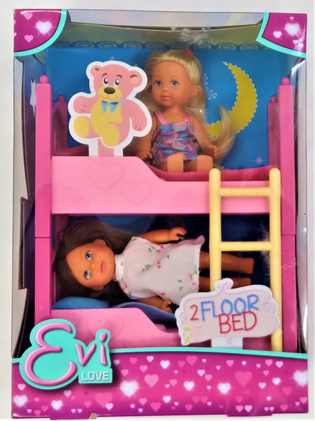 EVI LOVE BARBIE TWO FLOOR BED