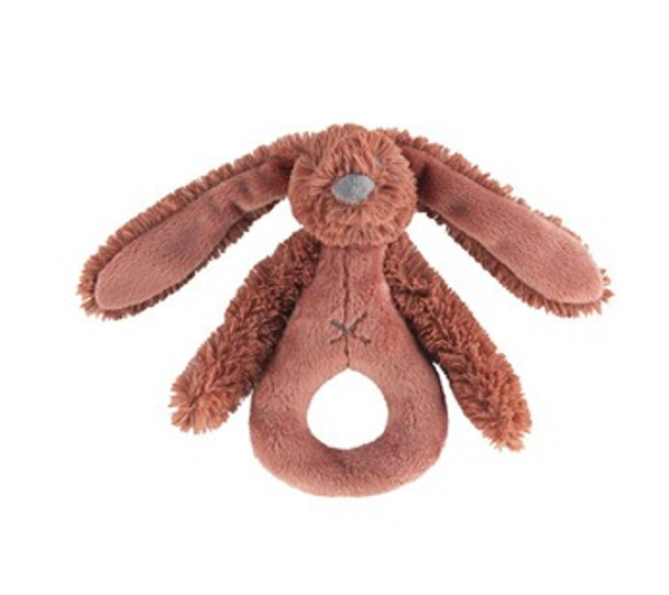 HAPPYHORSE BABY SOFT BUNNY RATTLE 18CM