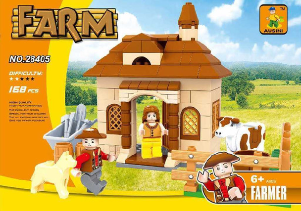 FARM BIULDING SET (COMPATIBLE WITH LEGO)