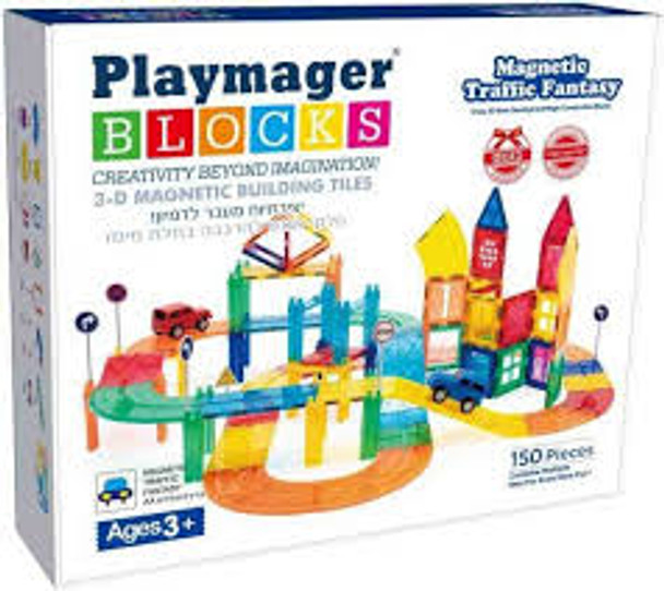 PLAYMAGER 150 PC MAGNETIC TRAFFIC FANTASY