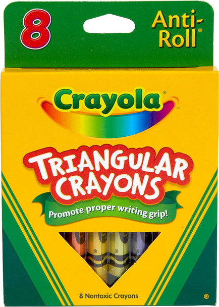 CRAYOLA - 8 TRIANGULAR CRAYONS
