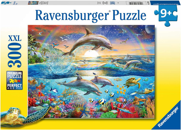 RAVENSBURGER PUZZLES 300XXL PIECES - DOLPHIN PARADISE