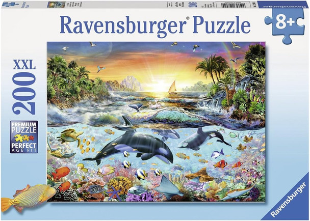 RAVENSBURGER PUZZLES 200XXL PIECES - ORCA PARADISE