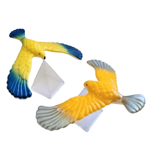 MAGIC BALANCING EAGLE TOY WITH PYRAMID (COLORS SENT AT RANDOM)