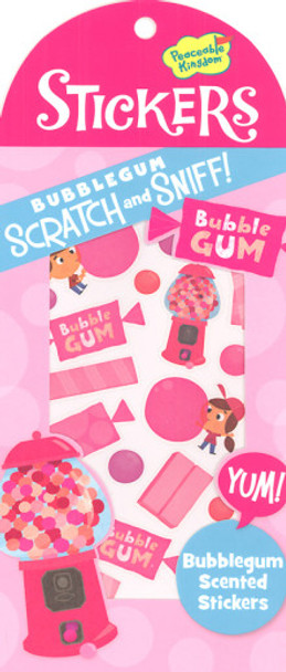SCRATCH AND SNIFF STICKERS- BUBBLE GUM