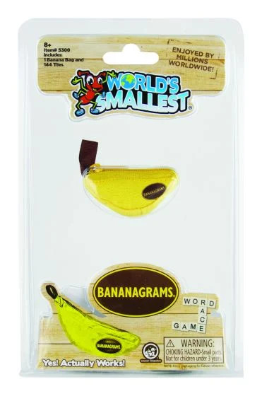 WORLDS SMALLEST - BANANAGRAMS