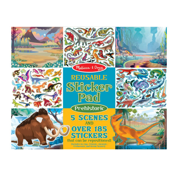 MELISSA & DOUG REUSABLE STICKER PAD: PREHISTORIC