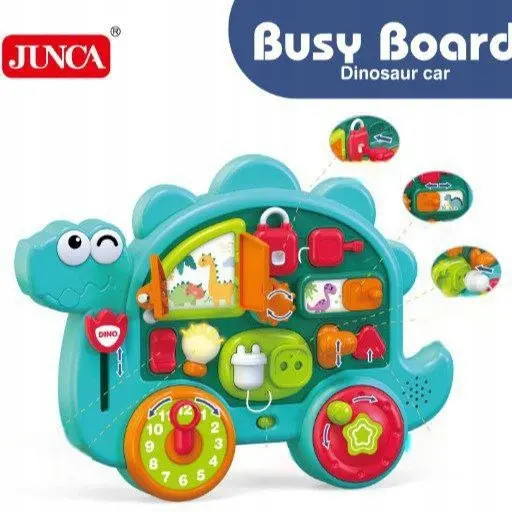 MULTI-FUNCTION BUSY BOARD DINOSAUR