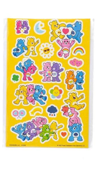 CARE BEAR BEST FRIENDS STICKER SHEET