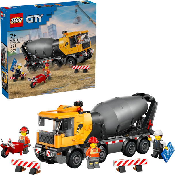 LEGO CITY 60478 CEMENT MIXER