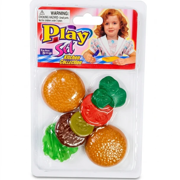 KITCHEN COLLECTION - BURGER BUN PLAY SET