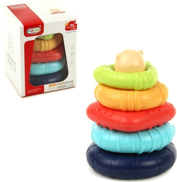 RAINBOW STACKING RINGS