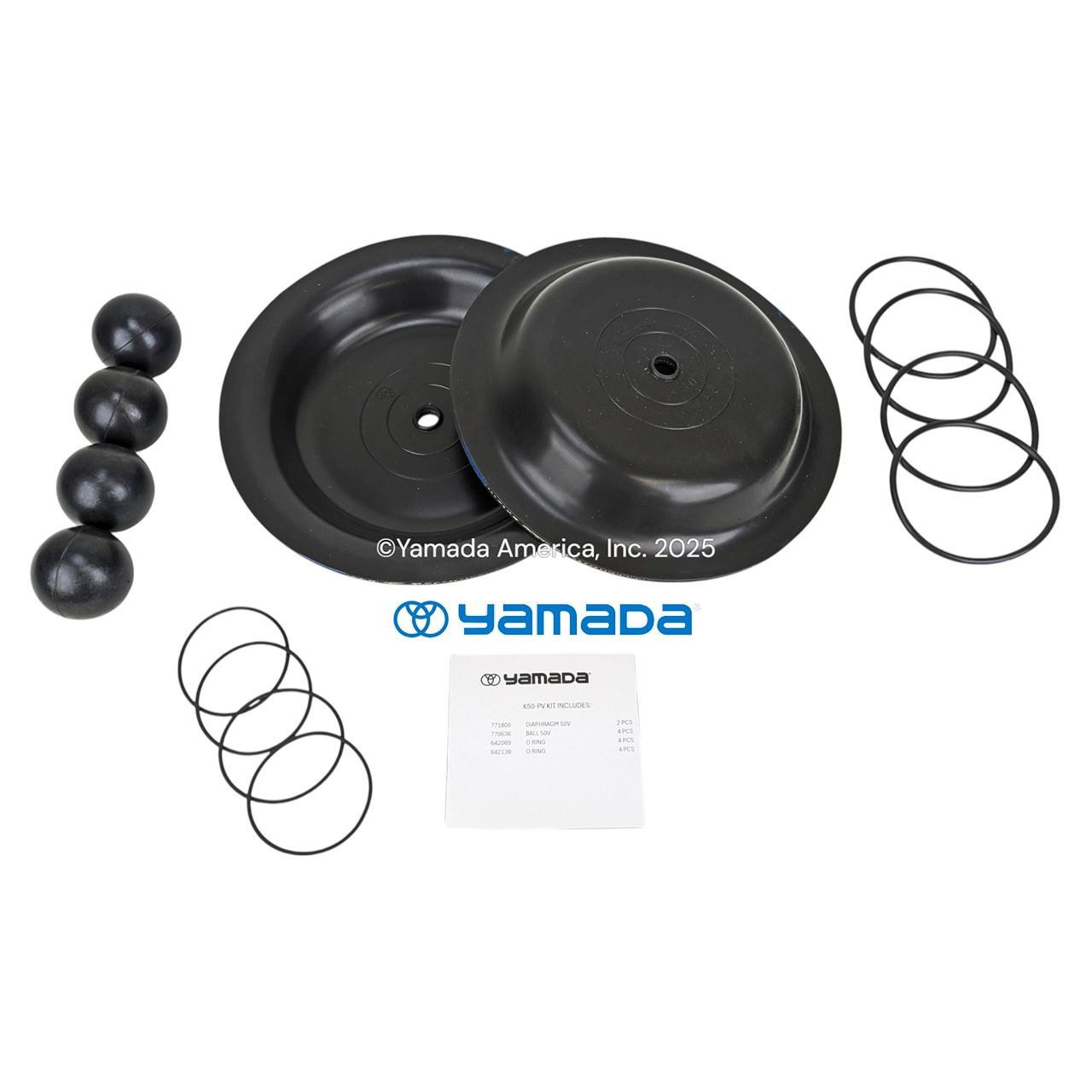 Yamada Pumps Yamada K50-PV Liquid End Kit (Fits NDP-50BPV)