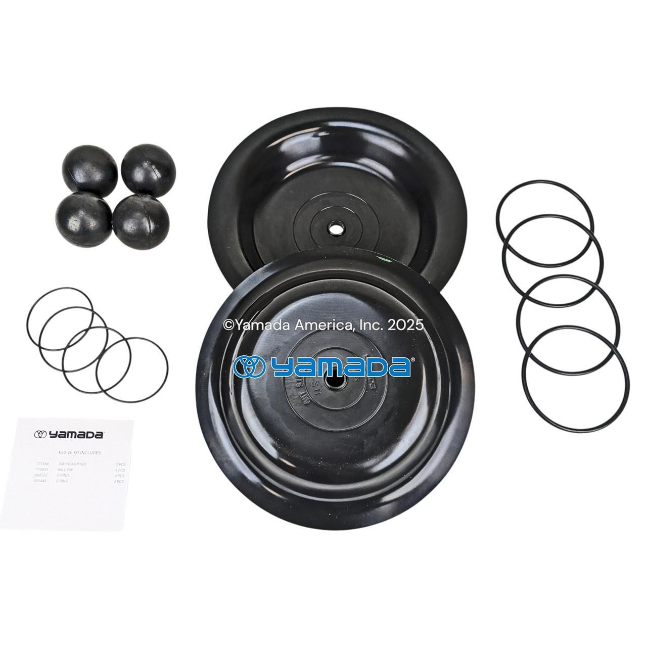 Yamada Pumps Yamada K50-VE Liquid End Kit (Fits NDP-50BVE)