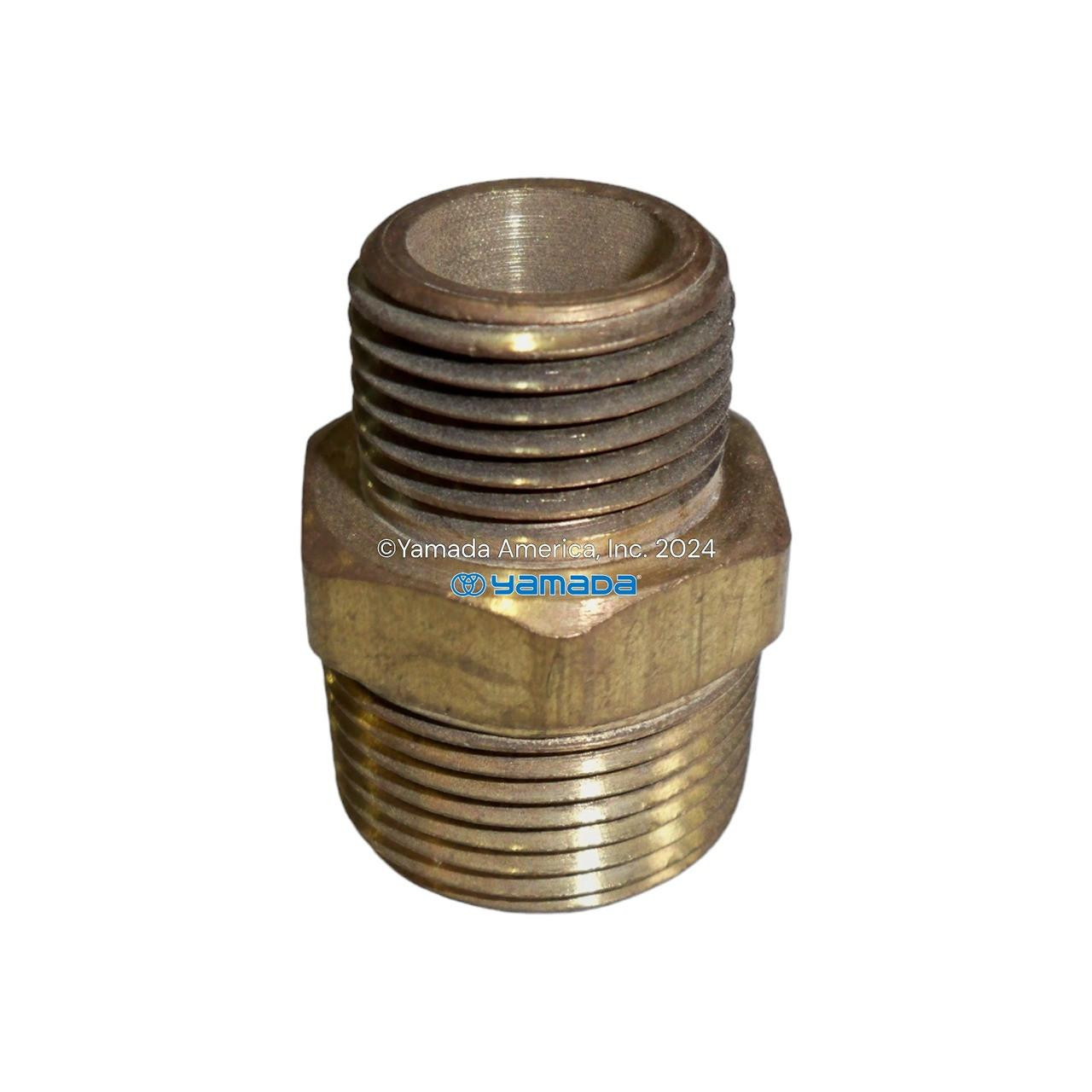 Yamada Pumps Yamada Pump Part - 3/4 TO1/2IN.HEX NIPPLE BRASS - PN 683555