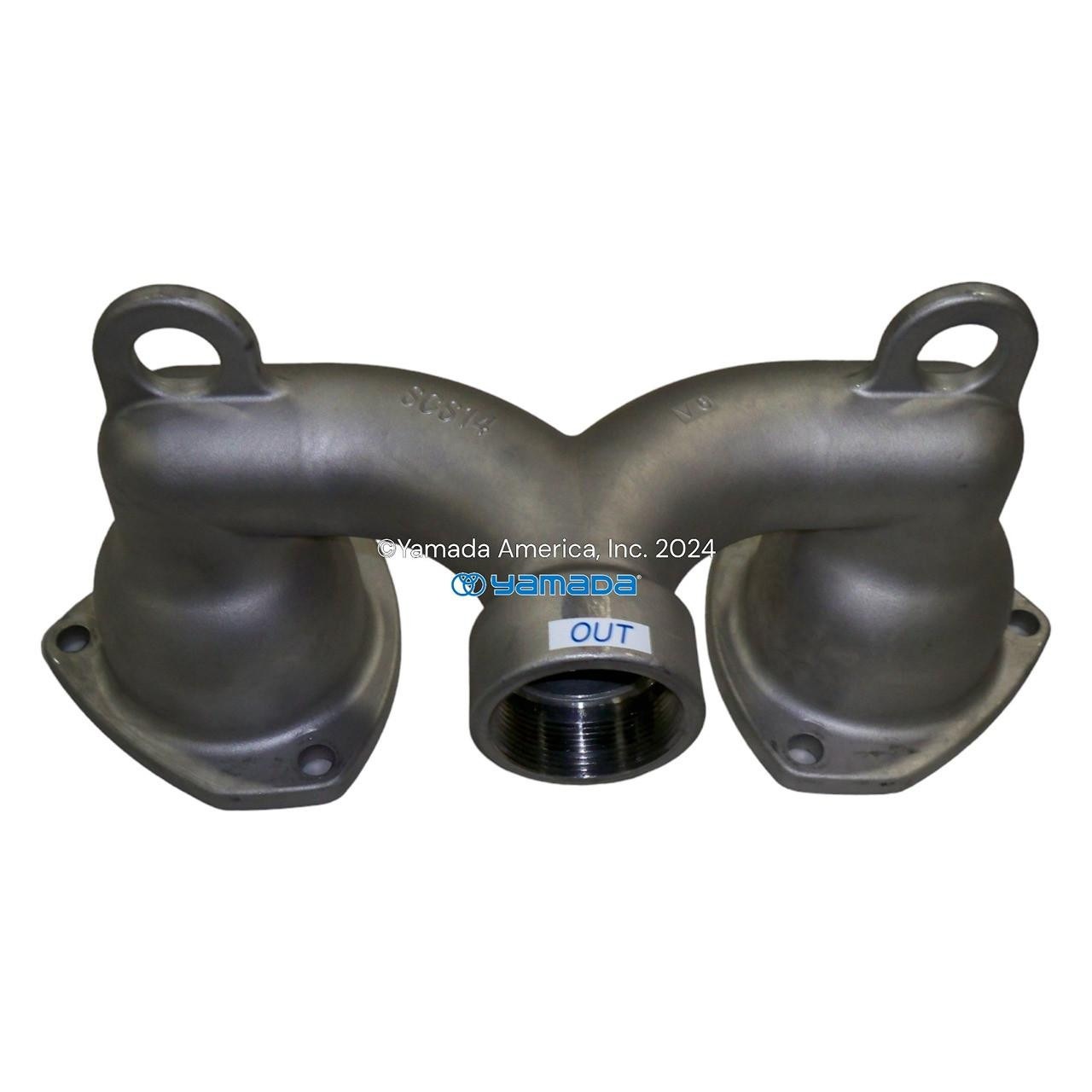 Yamada Pumps Yamada Pump Part - OUT MANIFOLD 50SS NPT NEW - PN 712558
