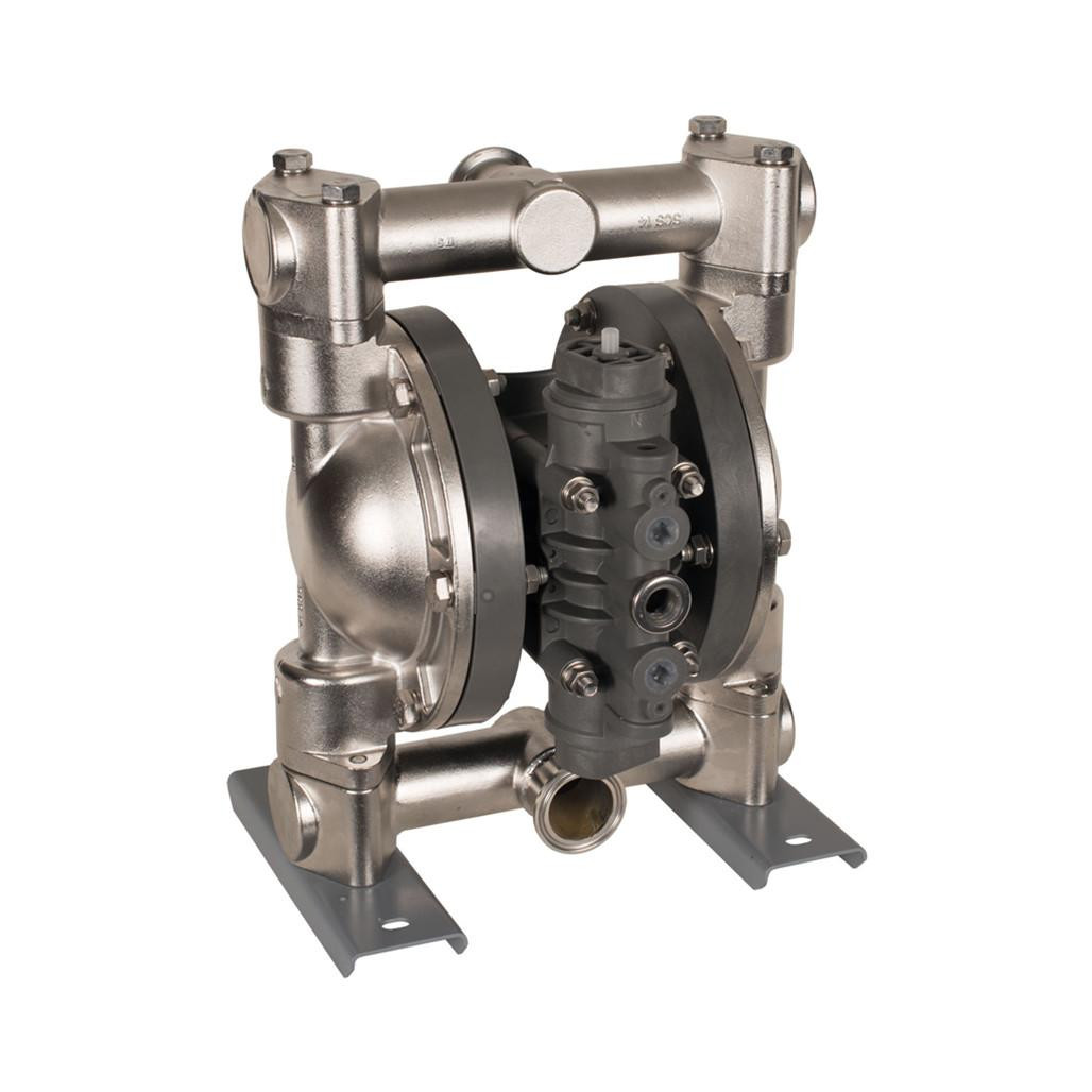 Yamada Pumps Yamada NDP-25BST-FDA | FDA Compliant Air Operated Double Diaphragm Pump - 1-1/2" TC Connections | Stainless Steel Body |FDA PTFE Diaphragms - 851541-FDA