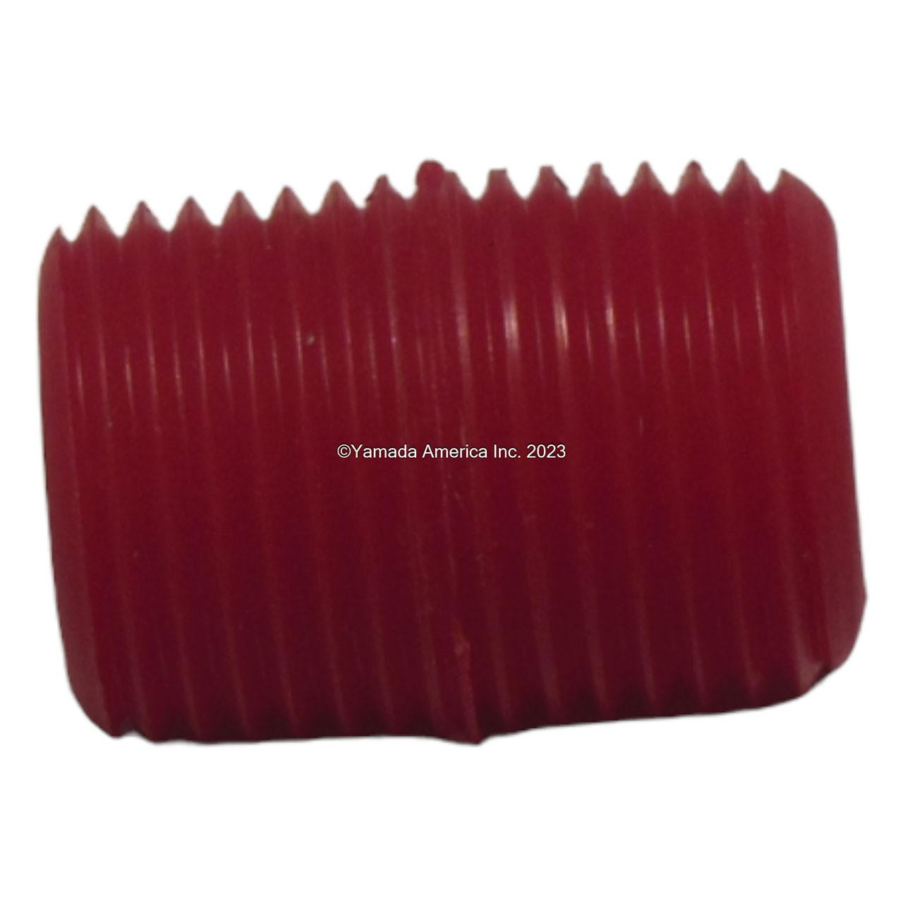 Yamada Pumps Yamada Pump Part - NIPPLE 1/2" RED PVDF X CLOSE - PN 15V-NIPP