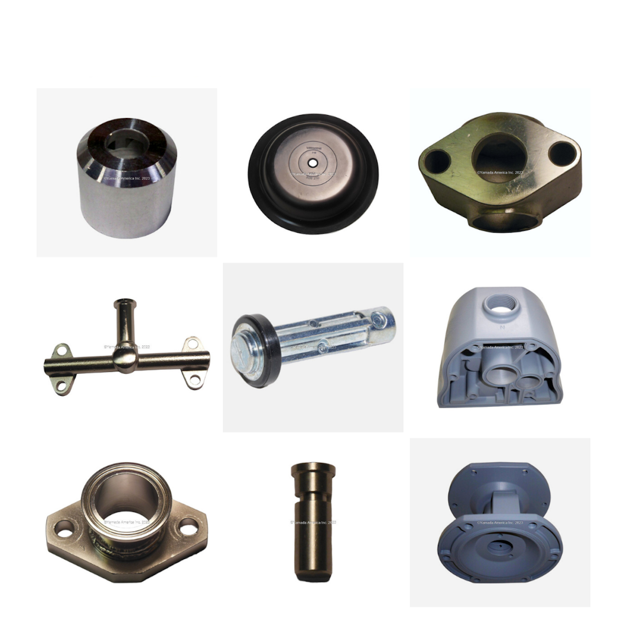 Yamada Pump Parts Collage