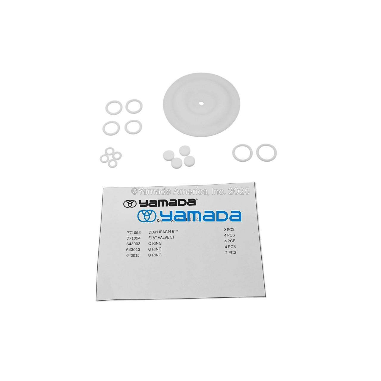 Yamada Pumps Yamada K5-DT Liquid End Kit (Fits NDP-5FDT)