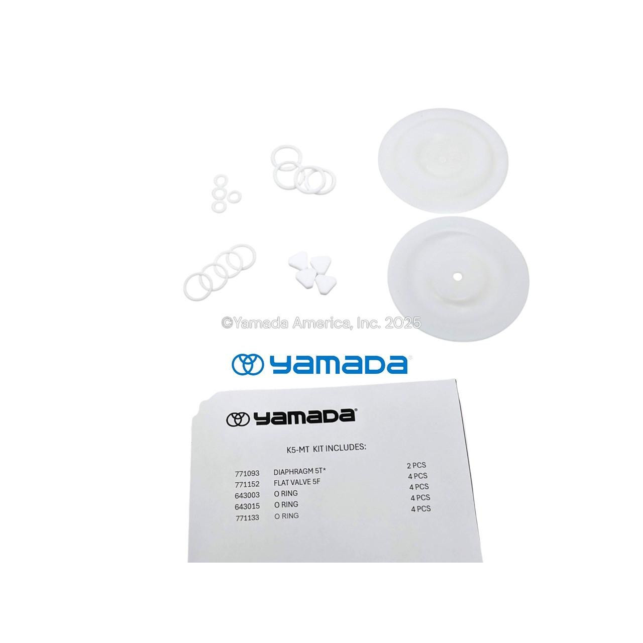 Yamada Pumps Yamada K5-MT Liquid End Kit (Fits NDP-5FAT, NDP-5FST, NDP-5FST-FDA)