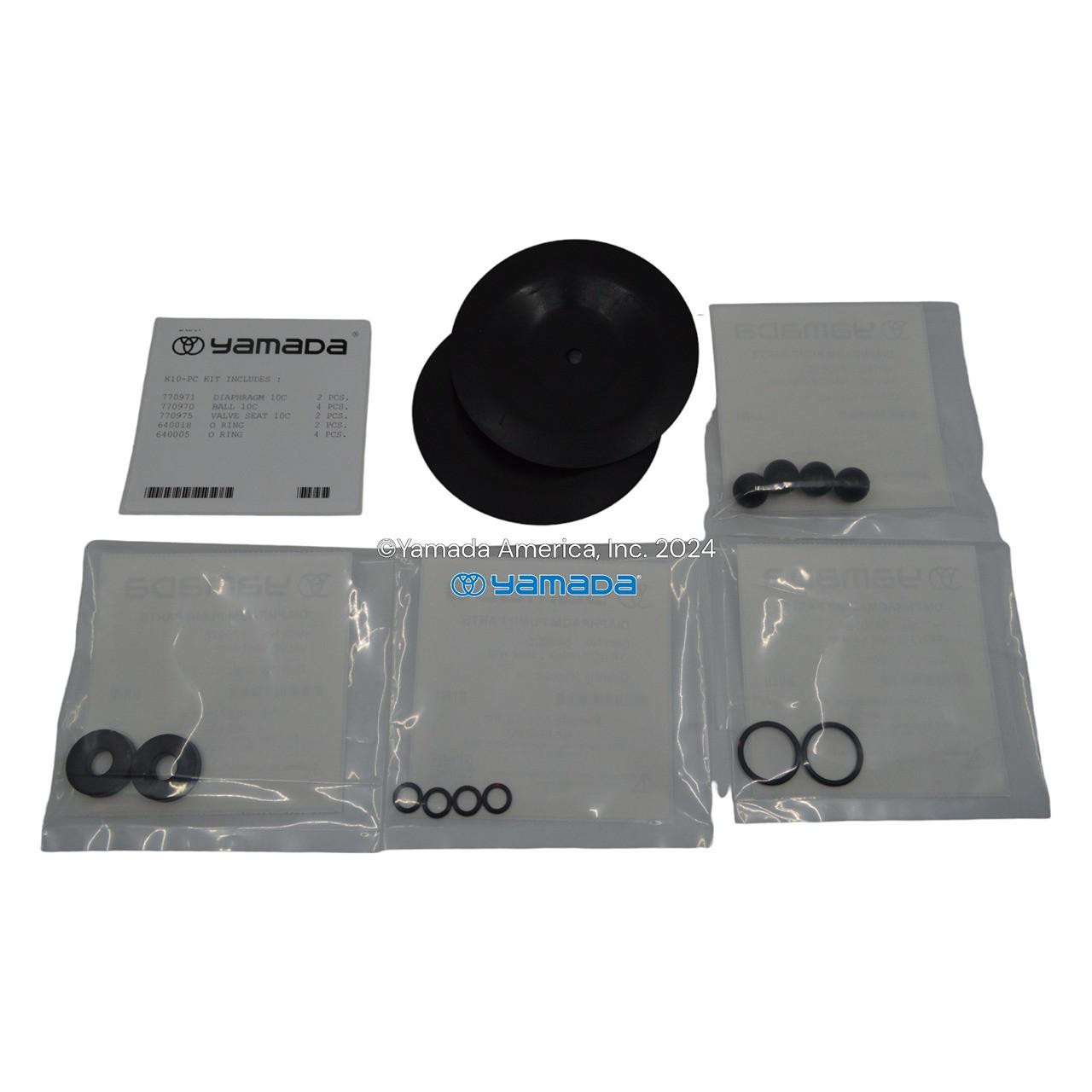 Yamada Pumps Yamada K10-PC Liquid End Kit (Fits DP-10BPC) 