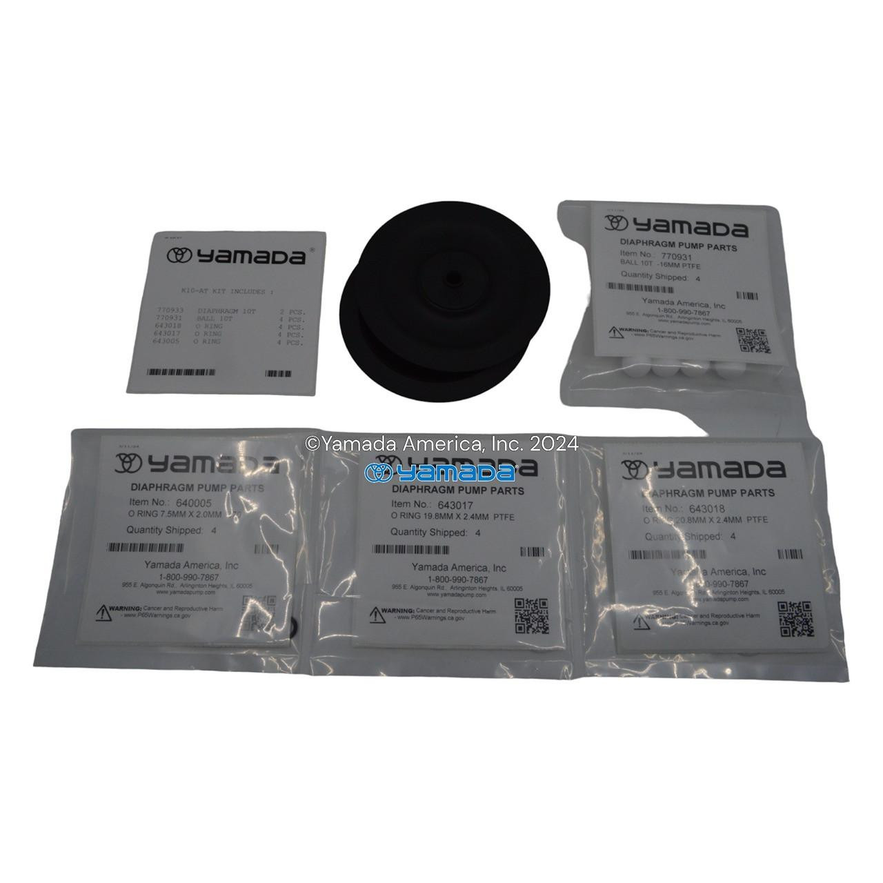 Yamada Pumps Yamada K10-AT Liquid End Kit (Fits DP-10BAT )