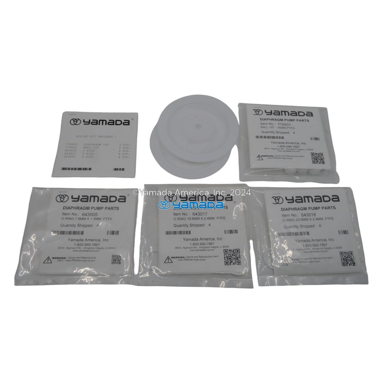 Yamada Pumps Yamada K10-SC Liquid End Kit (Fits DP-10BSC) 