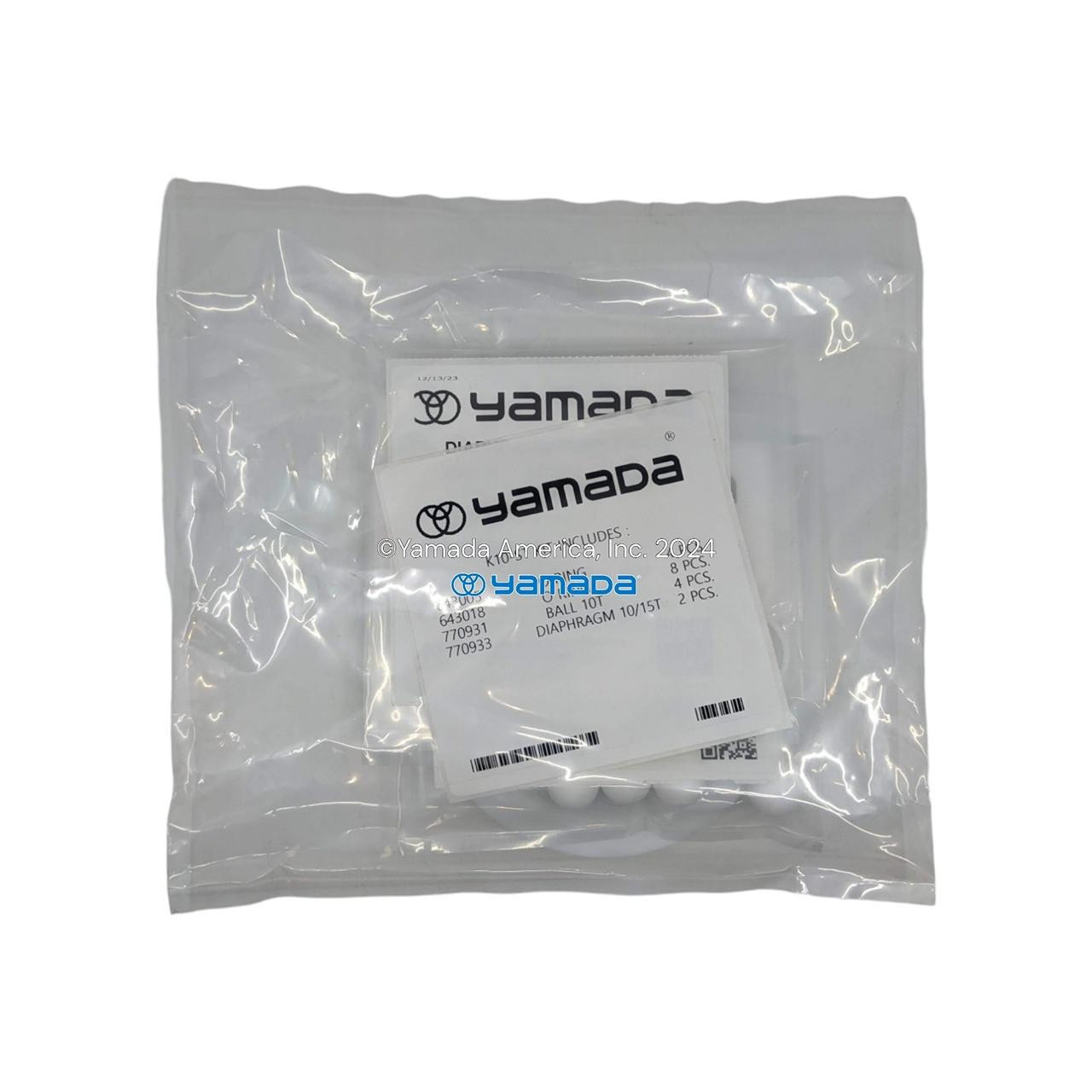 Yamada Pumps Yamada K10-ST Liquid End Kit (Fits DP-10BST, DP-10BST-FDA)