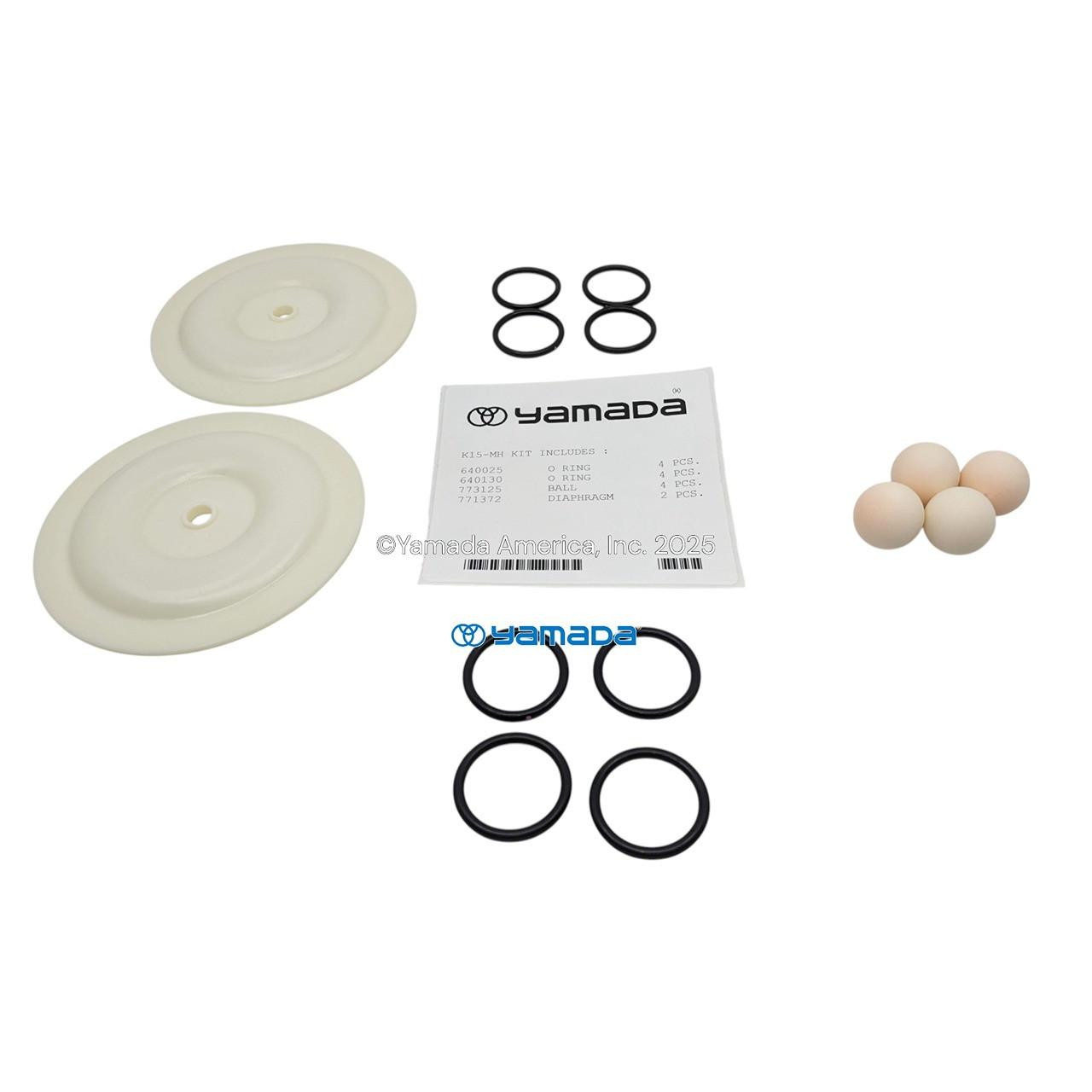 Yamada Pumps Yamada K15-MH Liquid End Kit (Fits NDP-15BAH , BSH)