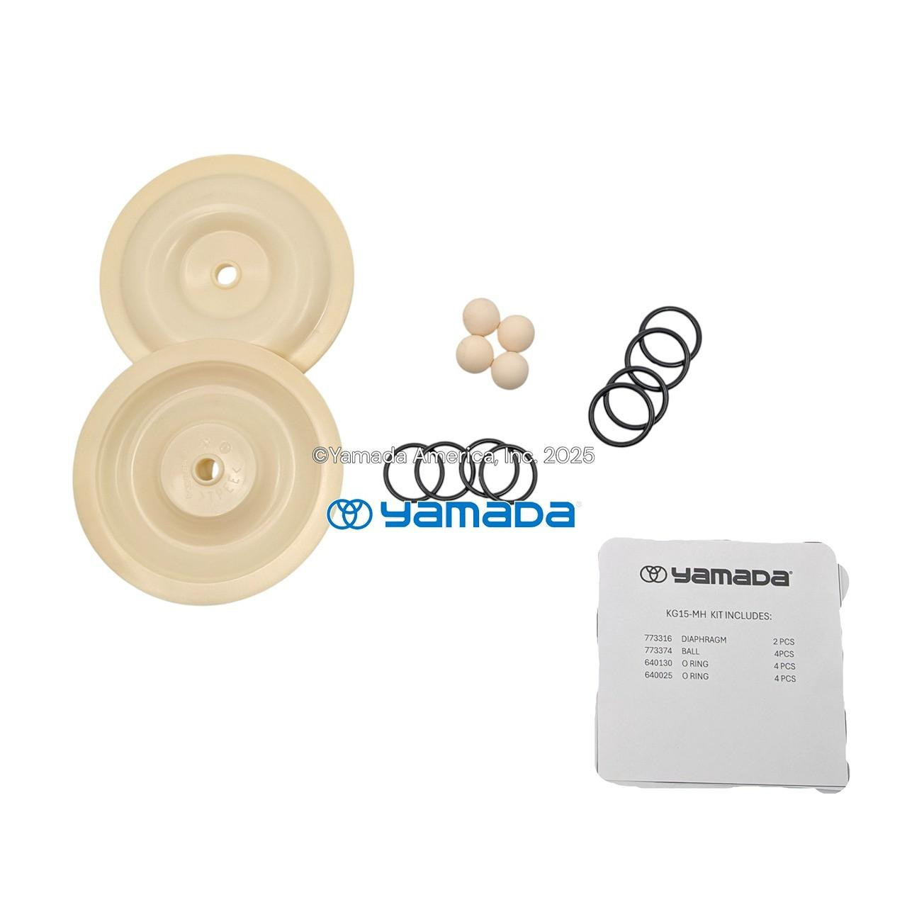Yamada Pumps Yamada KG15-MH Liquid End Kit (Fits G15VH11)